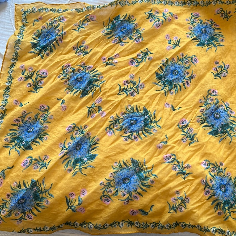 Floral scarf